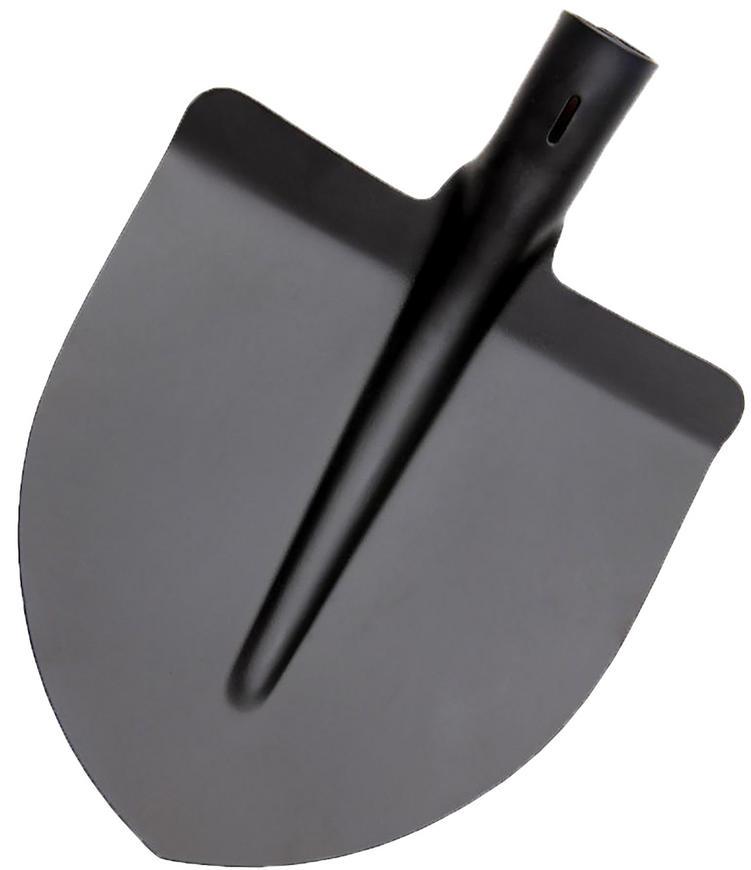 Lopata S510SL špicatá, čierna, bez násady, 265x270 mm