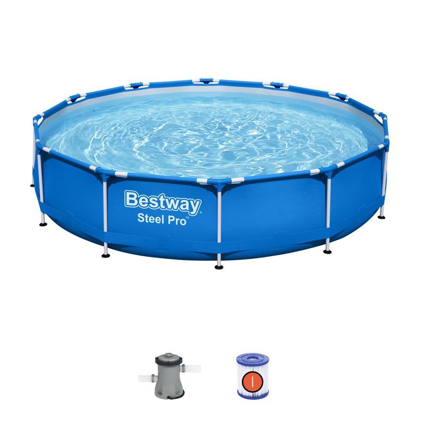 Bazén Bestway® Steel Pro™, 56681, pumpa, 3,66x0,76m