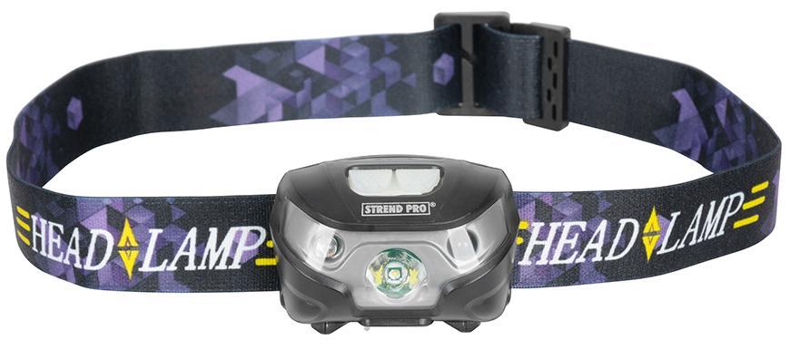 Čelovka Strend Pro Headlight H889, CREE 180 lm, 1200 mAh, USB nabíjanie, senzor pohybu