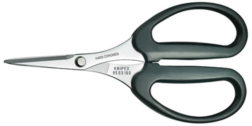 Noznice KNIPEX 95 03 160 SB, 160 mm, na vlakna z kevlaru