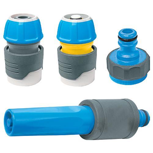 Sada zavlažovacia AQUACRAFT® 550390, SoftTouch, záhradná, spojka, STOP, adaptér, dýza