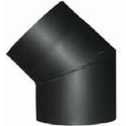 Koleno HS 045/200/2,0 mm, dymovod, dymové kominové koleno na spájanie rúr dymovo