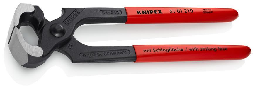Klieste KNIPEX 51 01 210 SB, 210 mm, stipacie, kladivove