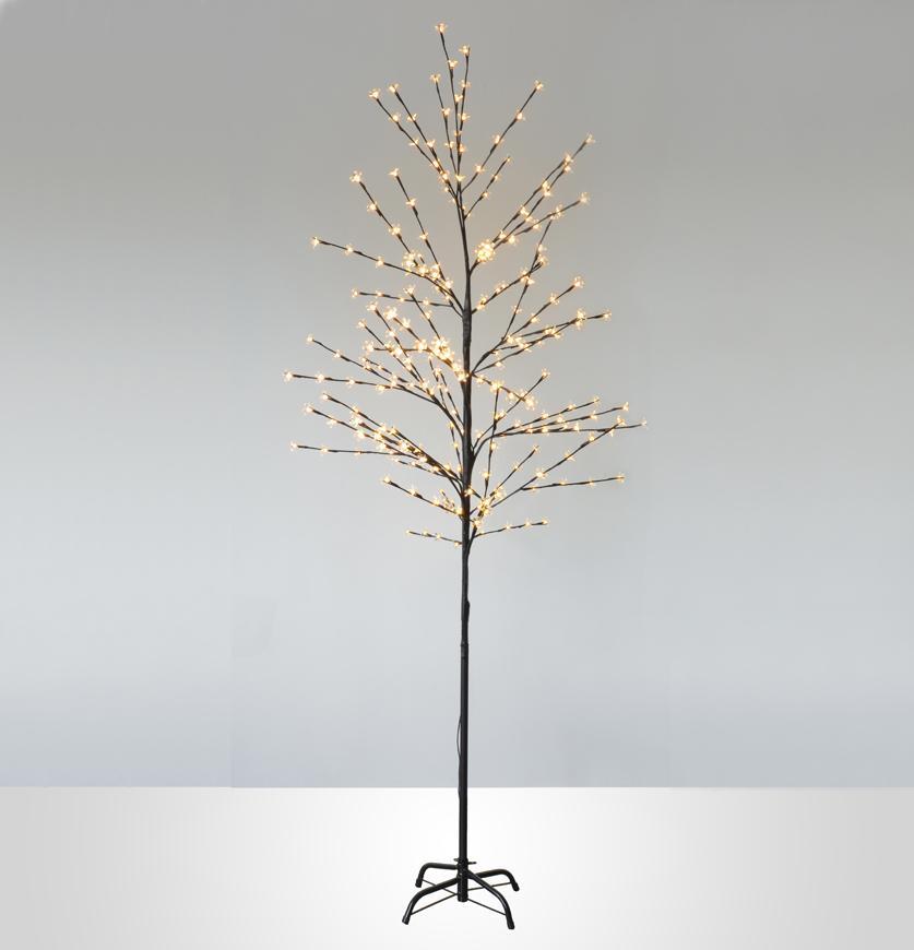 Strom MagicHome Cherry Tree,192 LED teplá biela, jednoduché svietenie, 230 V, 50 Hz, IP44, exteriér, L-1,80 m