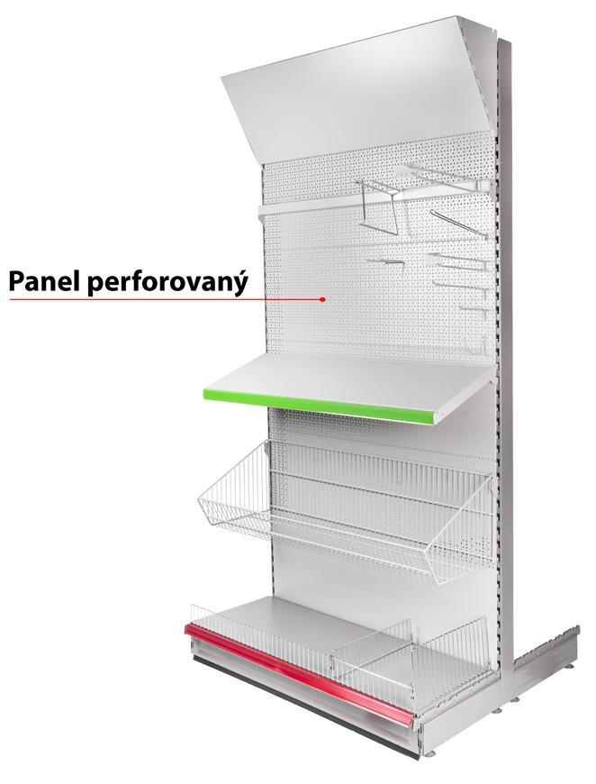 Panel Racks H03 950x400x1.2 mm perforovaný *M*