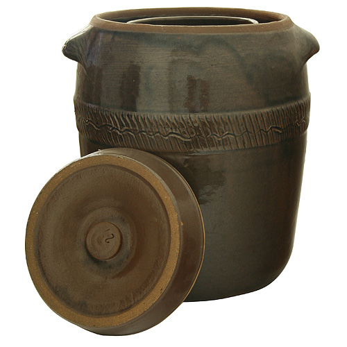 Súdok Ceramic 20 lit, na kapustu, II.trieda, s vrchnákom, 32x39 cm