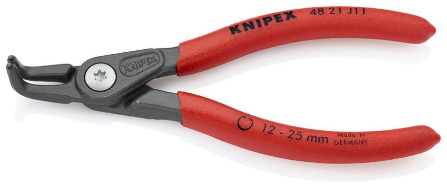 Klieste KNIPEX 48 21 J11, 12-25 mm, zahnute 90st, precizne, na vnut. kruzky