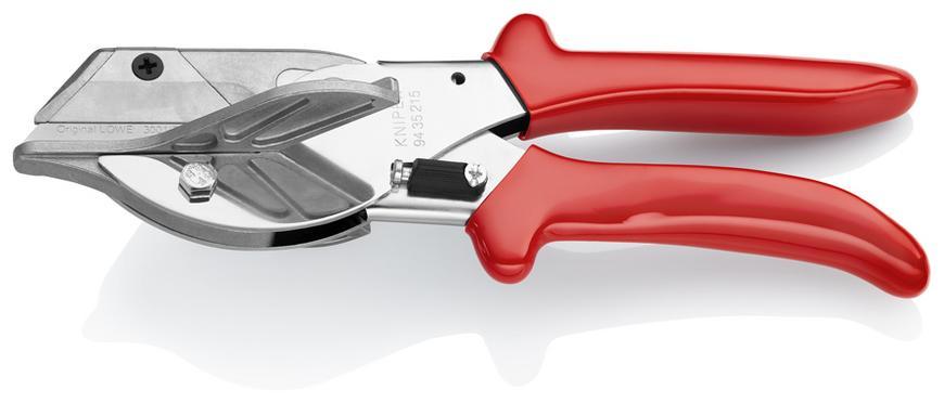 Klieste KNIPEX 94 35 215, 215 mm, na plast/gumu, sikmy rez