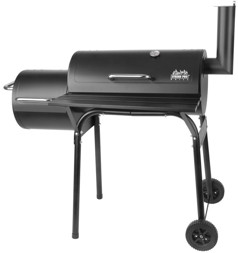 Gril Strend Pro Porter, BBQ, na dreven uhlie, 2v1 - grilovanie a denie, 1100x650x1150 mm