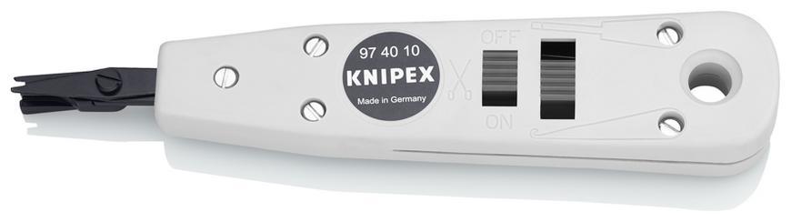 Nastroj KNIPEX 97 40 10, 175mm, 0.4-0.8mm vodice, pre LSA-Plus