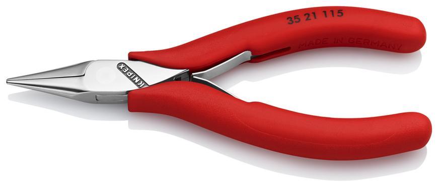 Klieste KNIPEX 35 21 115, 115mm, polgulate, rovne, pre elektroniku