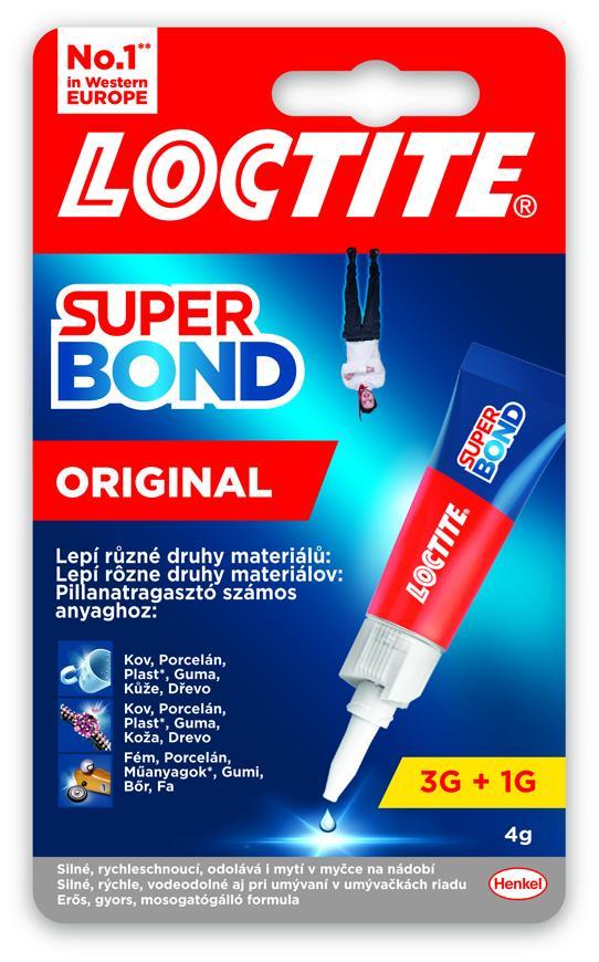 Lepidlo Loctite Super Bond Original, 4 g