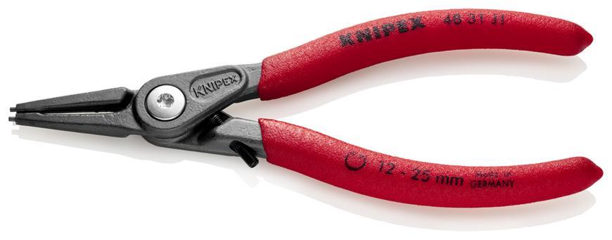 Klieste KNIPEX 48 31 J1, 12-25 mm, rovne, precizne, na vnut. poist. kruzky