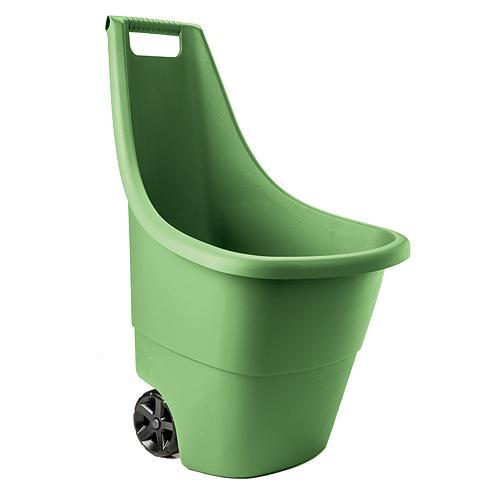 Vozík Keter® EASY GO 50 L, 51x56x84 cm, zelený, na záhradný odpad