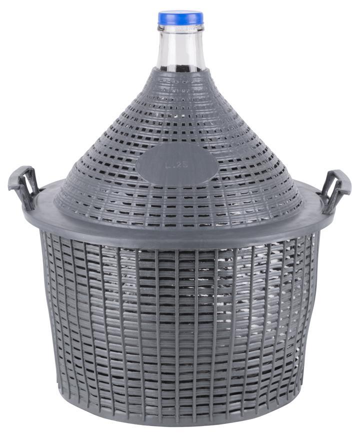 Demižón Strend Pro Cada Inco, sklo/plast, 25 lit., 520x415/330 mm