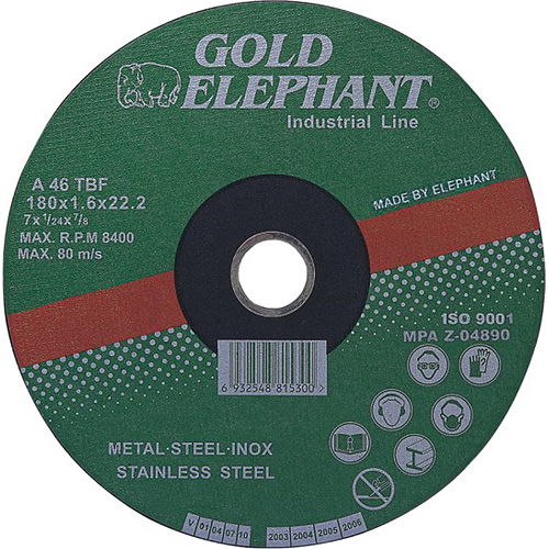 Kot Gold Elephant 41AA 115x1,6x22,2 mm, rezn na kov a nerez A46TBF