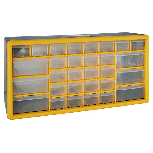 Organizér na stenu Strend Pro SBx3045-E, 30 zásuviek, 50x16x25,5 cm, max. 25 kg