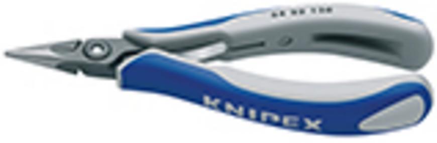 Klieste KNIPEX 34 22 130, 130mm, polgulate, rovne, pre elektroniku