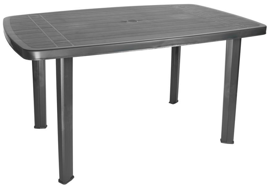 Stôl FARO Anthracite, 137x85x72 cm