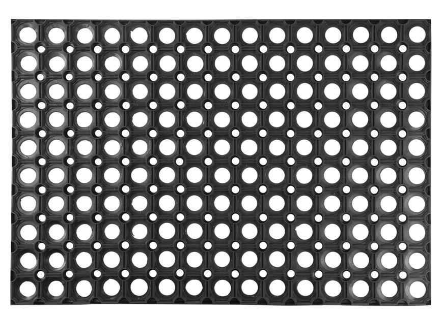 Rohožka MagicHome RBR 024, Honeycomb, 40x60x1,5 cm, guma