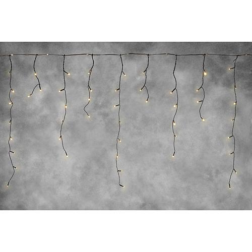 Reťaz Multi-Connect Star icicle, 100xLED, 230V, dĺžka 0,9x2,5 m, bez zdroja, exteriér, LED biela