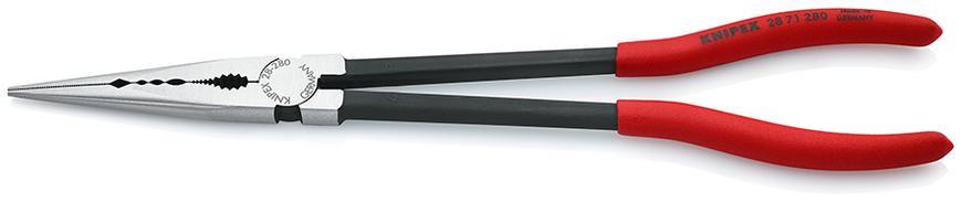 Klieste KNIPEX 28 71 280 SB, 280mm, polgulate, rovne, dlhe, montazne