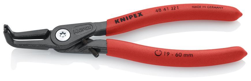 Klieste KNIPEX 48 41 J21, 19-60 mm, zahnute 90st, precizne, na vnut. kruzky