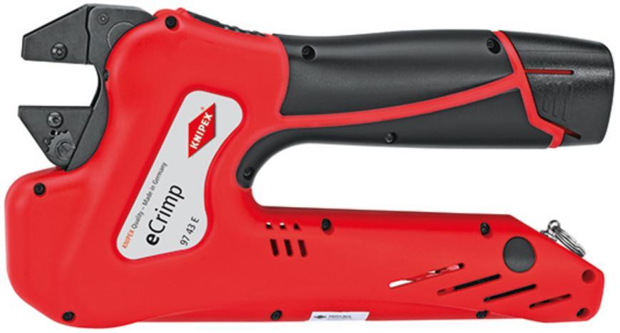 Klieste KNIPEX 97 43 E, 270 mm, elektromechanicke, pre vymenit. lis. konekt.