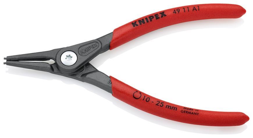 Klieste KNIPEX 49 11 A1, 10-25 mm, rovne, precizne, na vonk. poist. kruzky