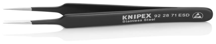Pinzeta KNIPEX 92 28 71 ESD, 110 mm, univerzalna, rovna, ESD