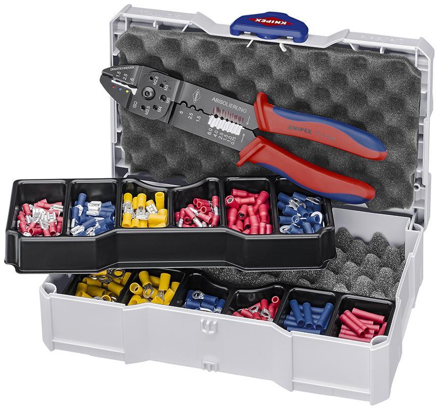 Sada KNIPEX 97 90 26, lisovacia, pre kablove spojky