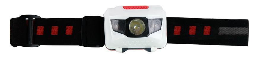 Čelovka Strend Pro Headlight HEM-003, LED+redLED, 60 lm, 3xAAA