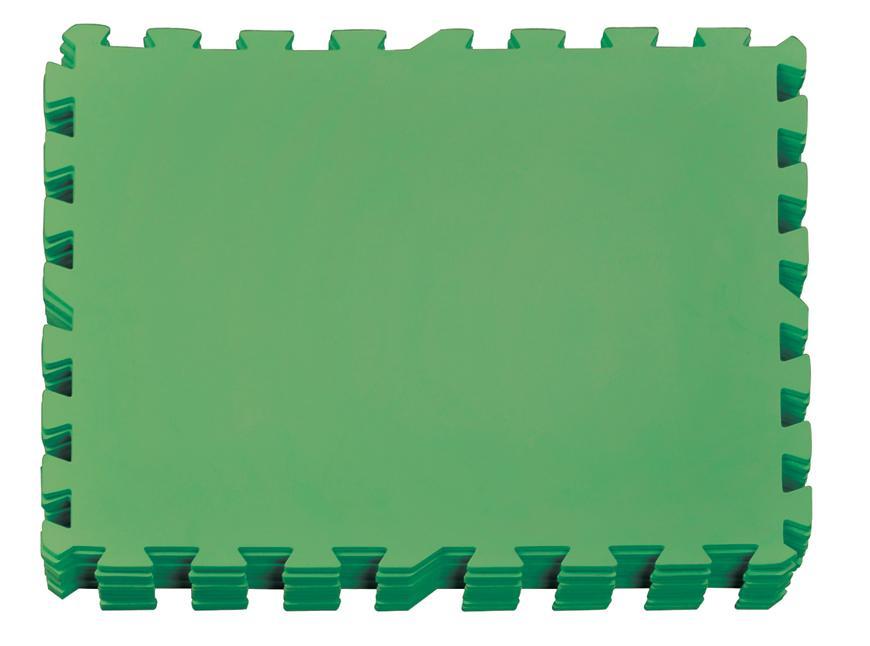 Podložka pod bazén EVA MT504, zelená, 500x500x4 mm, 9 ks
