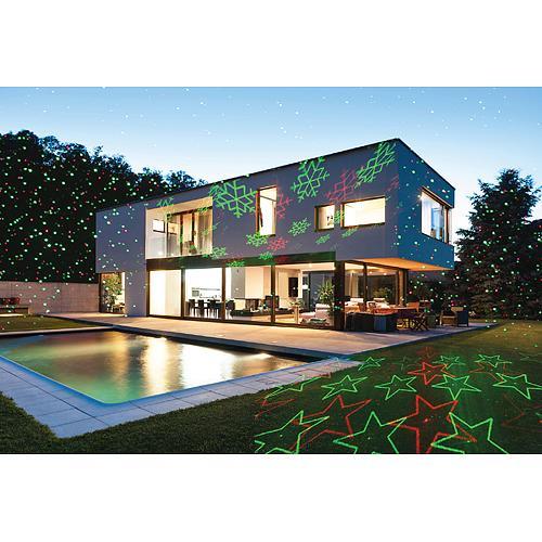 Laser MagicHome Vianoce, Star snowflake, hviezdy a vločky, IP44