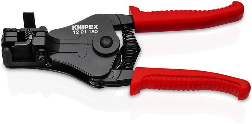 Klieste KNIPEX 12 21 180, 180 mm, odizolovacie, 0.5-6.0mm, tvar. noze