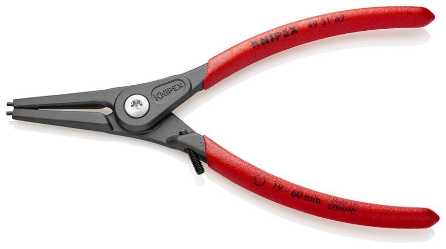 Klieste KNIPEX 49 31 A2, 19-60 mm, rovne, precizne, na vonk. poist. kruzky