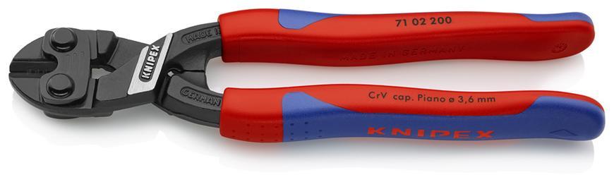 Klieste KNIPEX 71 02 200, 200 mm, stipacie, kampakt. pakove
