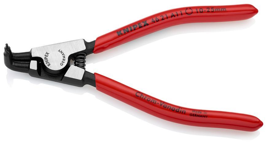 Kliešte KNIPEX 46 21 A11 – 10-25 mm, zahnuté 90°, na vonkajšie poistné krúžky