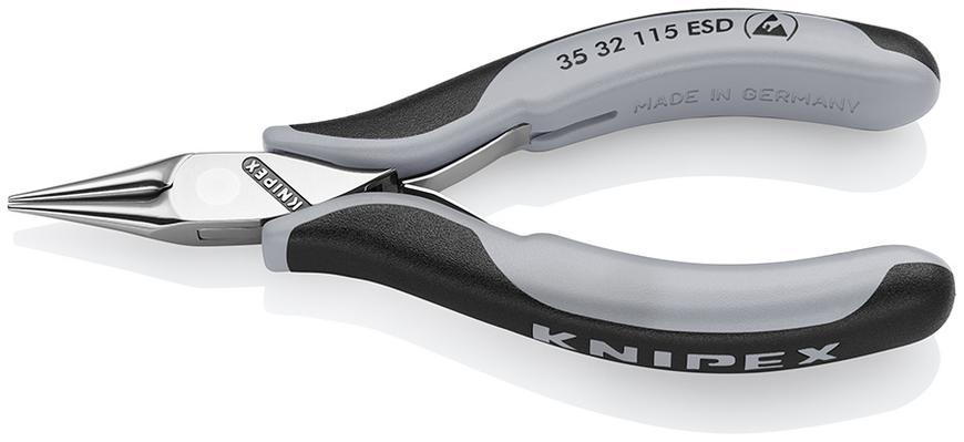 Klieste KNIPEX 35 32 115 ESD, 115mm, gulate, rovne, spicate celuste