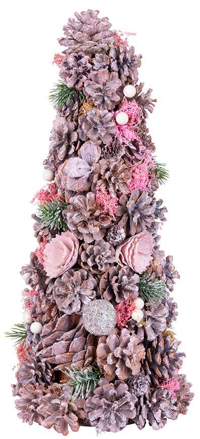 Stromček MagicHome Vianoce, ozdobený, 40 cm