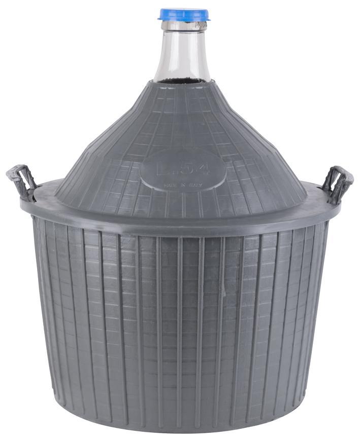 Demižón Strend Pro Cada Inco, sklo/plast, 54 lit., 650x520/405 mm
