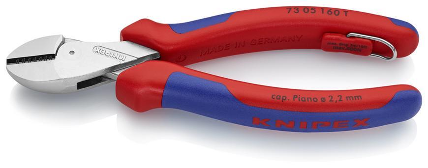 Klieste KNIPEX 73 05 160 T, 160 mm, stipacie, bocne, X-Cut, CrV