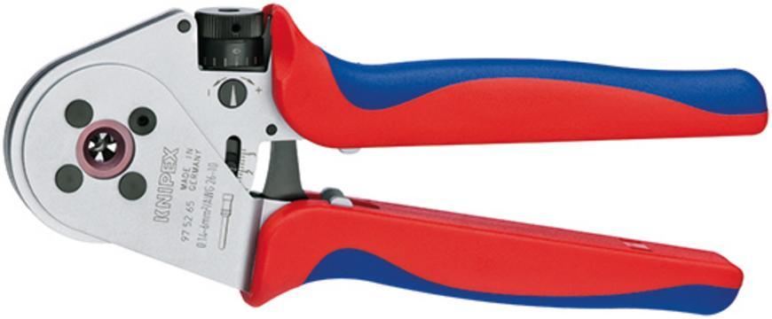 Klieste KNIPEX 97 52 65 A, 250 mm, 0.14-6.0mm, sustruz. kontakty, lisovacie