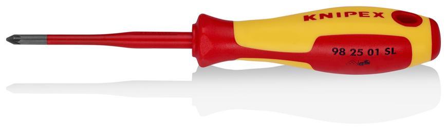 Skrutkovac KNIPEX 98 25 01 SL, 187 mm, PZ 1 Slim, VDE 1000V