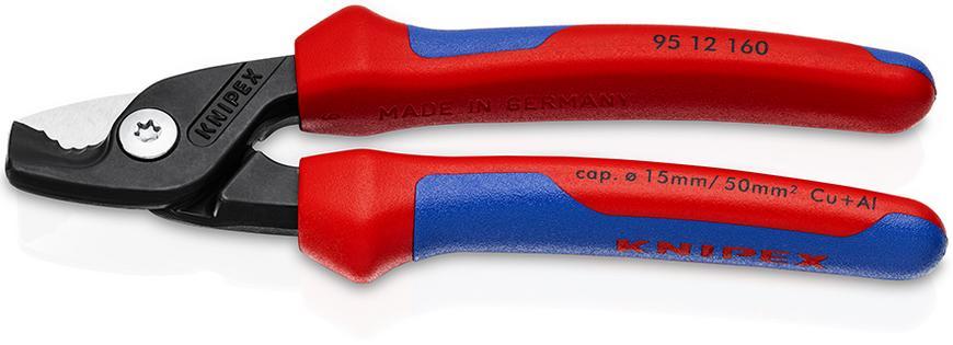 Noznice kablove KNIPEX 95 12 160, 160 mm, do 15mm/50mm2