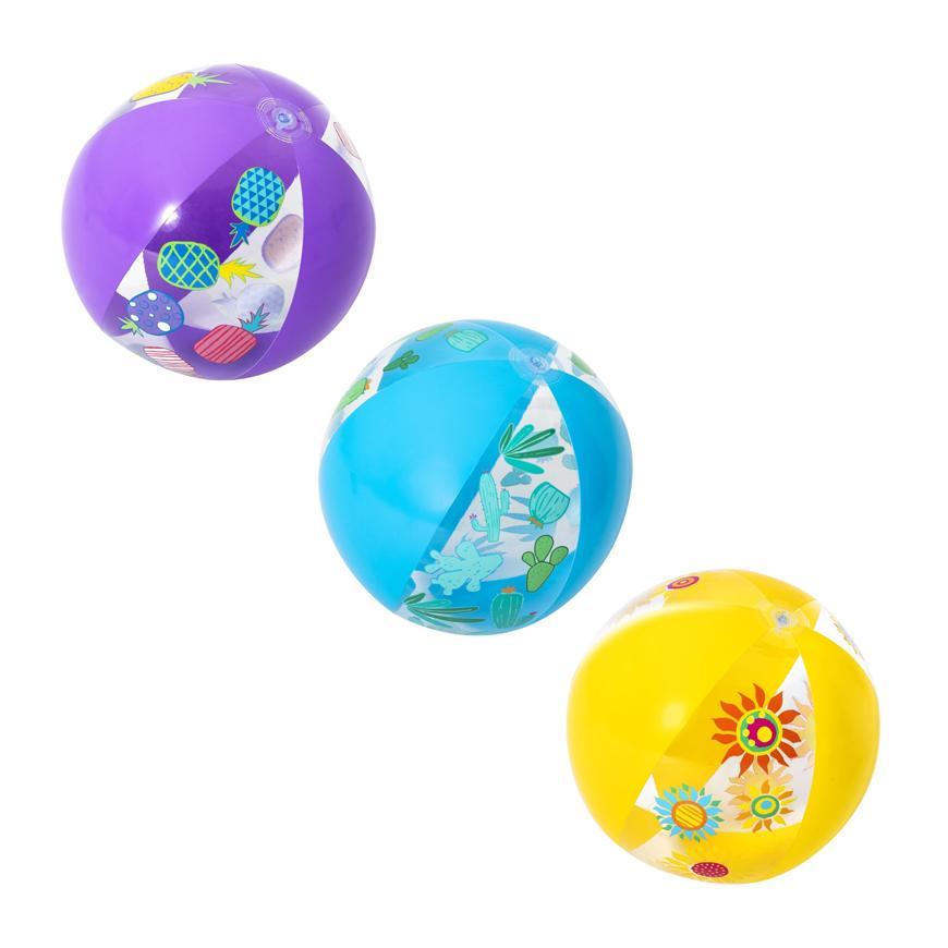 Lopta Bestway 31036, Designer Beach Ball, detsk, nafukovacia, do vody, 510 mm
