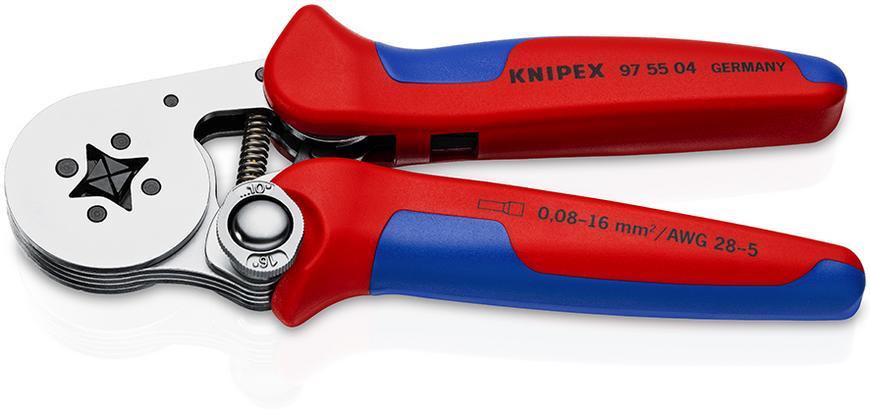 Klieste KNIPEX 97 55 04, 180 mm, 0.08-10.0+16mm, samostavitelne, lisovacie