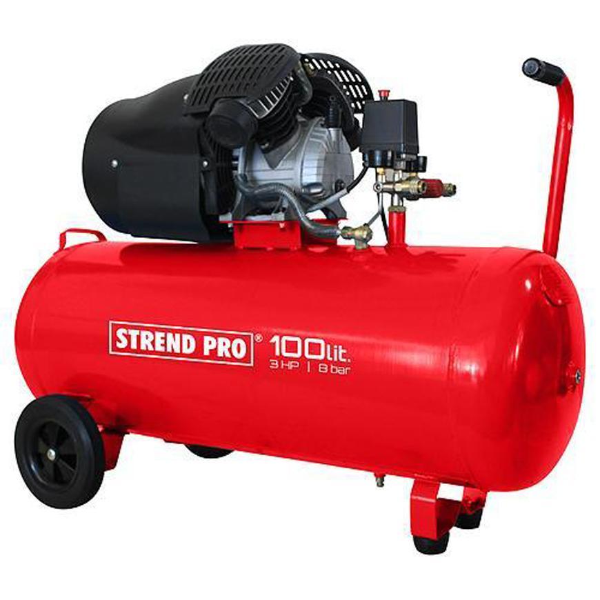 2.TRIEDA Kompresor Strend Pro HSV-100-08, 2,2 kW, 100 lit, 2 piestový