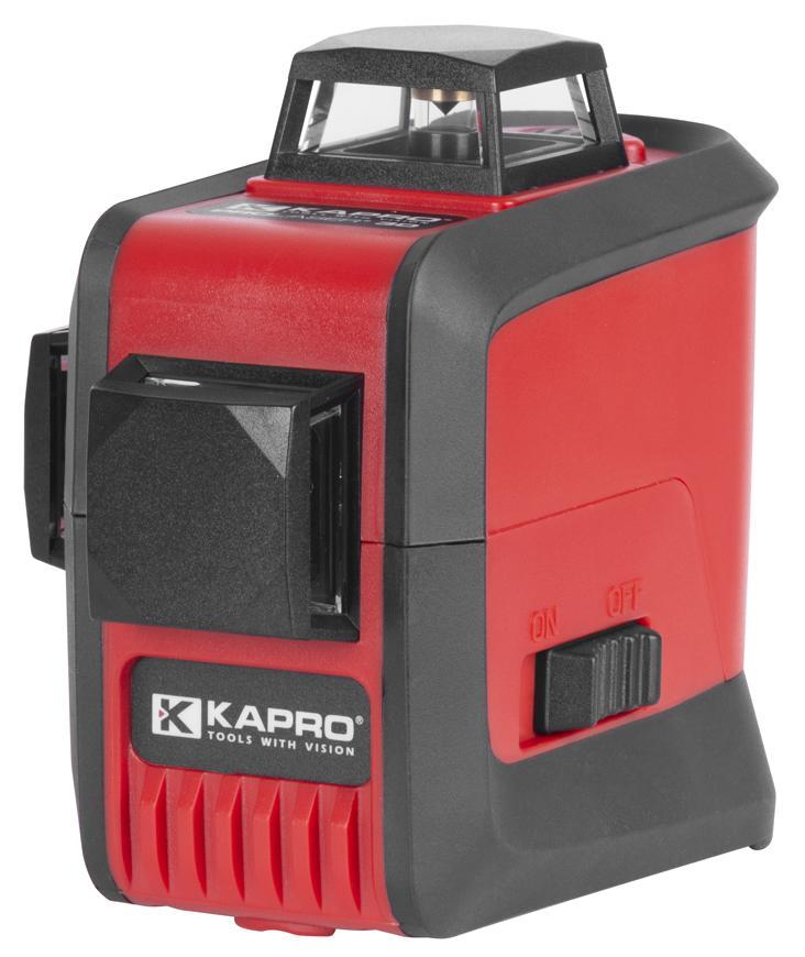 Laser KAPRO® 883N Prolaser®, 3D All-Lines, RedBeam, v kufri