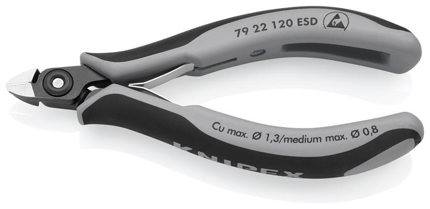 Klieste KNIPEX 79 22 120 ESD, 120 mm, stipacie, bocne, precizne, elektronika